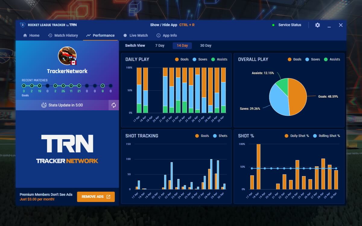 League tracker